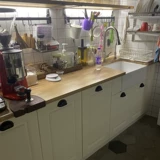 Сибирский дубовый кухонный шкаф плита