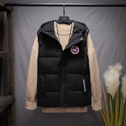 Áo khoác cotton mùa đông nam và nữ phiên bản Hàn Quốc của xu hướng áo vest cotton đẹp trai đôi áo vest cotton giản dị - Dệt kim Vest
