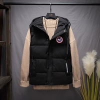 Áo khoác cotton mùa đông nam và nữ phiên bản Hàn Quốc của xu hướng áo vest cotton đẹp trai đôi áo vest cotton giản dị - Dệt kim Vest đồ vest nam