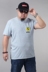 2018 mùa hè ngắn tay nam T-Shirt cotton cộng với phân bón XL vòng cổ fat man fat man nửa tay áo lỏng lòng từ bi Áo phông ngắn