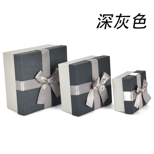 Шарф, помада, маленькая изысканная подарочная коробка, подарок на день рождения, простой и элегантный дизайн