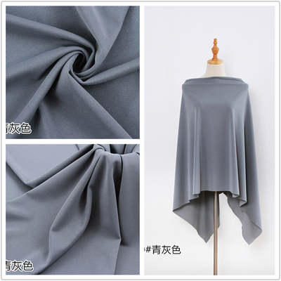 taobao agent Iron -gray green -gray thin diamonds Roman cloth fabric skirt pants tops on all sides of elastic brother cloth