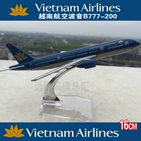 16 cm máy bay hợp kim mẫu Airbus Vietnam Airlines B777-200 mô phỏng tĩnh máy bay chở khách mô hình mô hình bay đồ trang trí shop đồ chơi mô hình