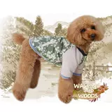 Бесплатная доставка собачья хлопковое пальто aluspai осень и зимняя толстая хлопчатобумажная куртка плюшка, чем одежда для домашней одежды Panda Panda