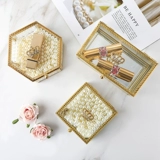 Государственная жизнь Light Light Style Style Crown Goldbondo маленькая ювелирная коробка