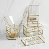 Государственная жизнь Light Light Style Style Crown Goldbondo маленькая ювелирная коробка