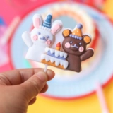 Мультяшная милая ретро глина, с медвежатами, наряжаться