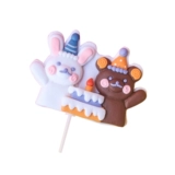 Мультяшная милая ретро глина, с медвежатами, наряжаться