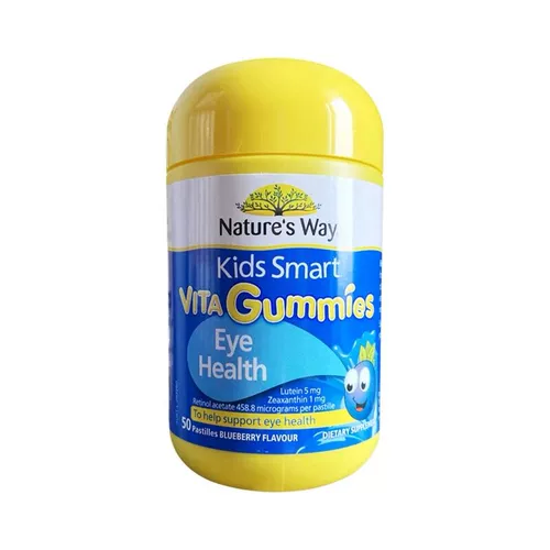 Австралия Наурея Цзяньзин Детская черничная лотерея Голубая Блоссомин содержит грид -лютеин 50 капсула мобина/бутылки