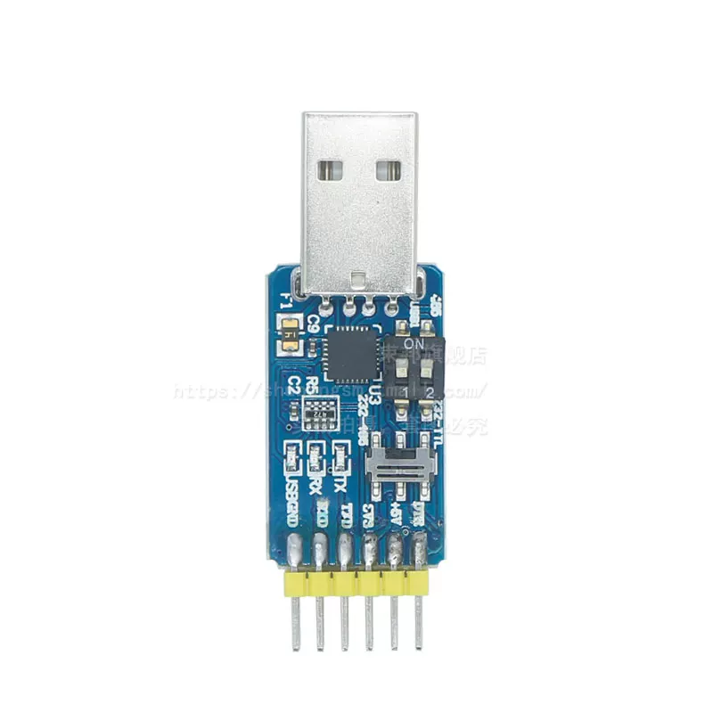 Шесть в один многофункциональный последовательный порт модуль CP2102 USB до TTL 485 232 совместимость с 3.3V/5V