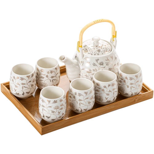Японская глина, чайный сервиз, комплект, современный и минималистичный заварочный чайник, чашка
