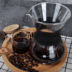 Tay- rửa cà phê nồi thiết bị bộ thép không gỉ lọc kính chia sẻ nồi hộ gia đình di động nhỏ giọt bộ lọc cốc Cà phê
