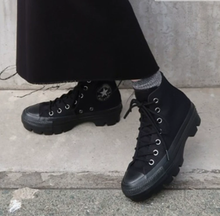 IHOMIE покупки японские Converse CONVERSE 100 ЧАНК юбилей толстой подошвой высокие кроссовки и кроссовки