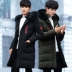 Đặc biệt giải phóng mặt bằng xuống áo khoác mùa đông dày áo khoác mùa đông nam Hàn Quốc mùa đông mùa đông dài phần áo bông - Trang phục Couple