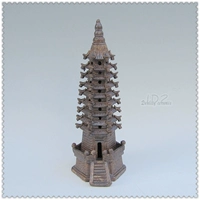 Значение -for -или рекомендация Джингдезхэнь керамика антикварная скульптура фарфоровая цветовая глазурь Пагода Фарфоровая фарфоровая башня предлагает украшение