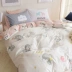 Bắc âu giường bốn mảnh bông cotton sheets quilt cover 1.5 giường 1.8 m đơn giản 4 ba mảnh hiện đại phong cách Bắc Âu chăn ga gối đệm hanvico giảm giá Bộ đồ giường bốn mảnh