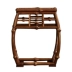 Dấu vết của tre Zen | Ghế trống phong cách nhà Minh nội thất tre tròn Qiong dòng tre cổ La Hán tre nguyên bản tre trà ghế giá đỡ bình hoa