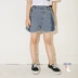 Cô gái tùy chỉnh phiên bản Hàn Quốc phiên bản Hàn Quốc của quần short mặc ngoài mùa hè màu sắc thời trang đường phố gió hoang dã quần short denim - Quần jean Quần jean