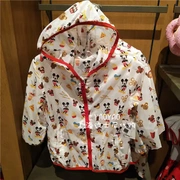 Thượng Hải Disney mua trong nước Mickey Mouse phim hoạt hình dễ thương quần áo trẻ em chống mạt mỏng - Áo khoác