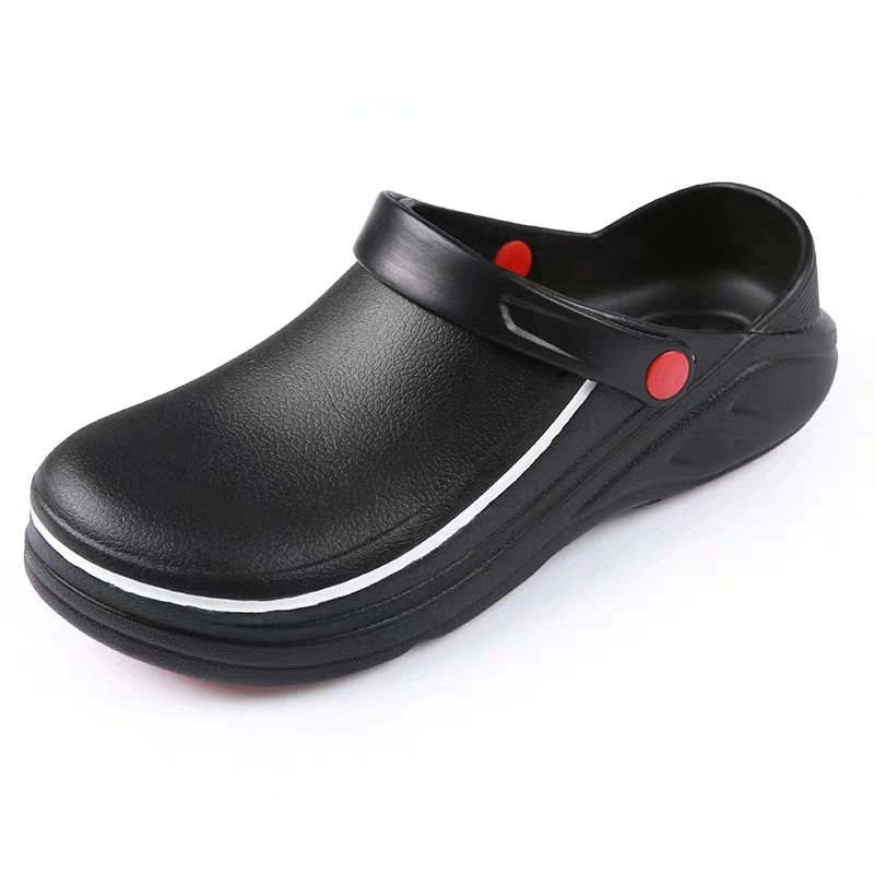 Bạch kim Kajaya Chef Chef Shoes Anti -slip Slipper Dầu chống nước và chống nhà bếp có thể chống lại Bệnh viện Bệnh viện Bệnh viện Bệnh viện Bệnh viện Nhẹ 