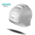 Mũ bơi bằng silicon Unisex không thấm nước Bảo vệ tai hình giọt nước Tóc dài thoải mái Mũ bơi thời trang Mũ bơi