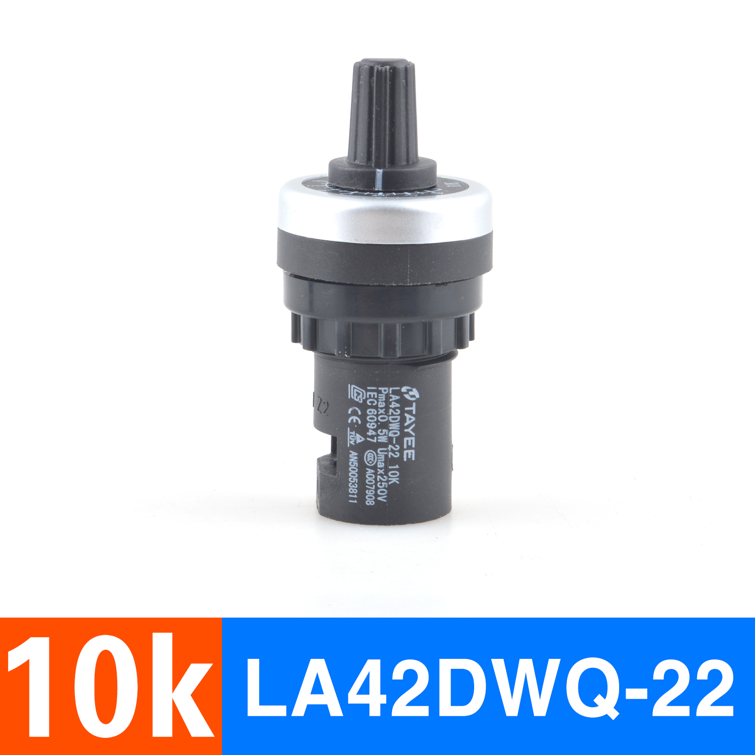 Genuine 10Kquality goods Shanghai Tianyi Frequency converter adjust speed potentiometer precise LA42DWQ-22 governor 22mm5K10K
