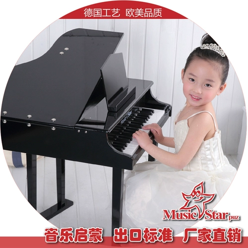 Музыкальная игрушка, деревянное реалистичное пианино, 37 клавиш, раннее развитие, подарок на день рождения