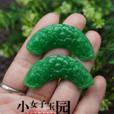 Украшения на шею Полный зеленый изумруд