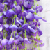Mô phỏng Wisteria Hoa Bean Bean Chuỗi Violet Nhựa Silk Hoa Trang trí Vine Vine Trần Hoa Wedding Fake Hoa Mây - Hoa nhân tạo / Cây / Trái cây hoa giả để bàn thờ Hoa nhân tạo / Cây / Trái cây