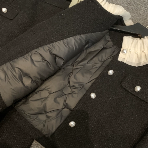 Длинная юбка, пуховик, комплект, утепленная куртка, изысканный стиль, в стиле Шанель, по фигуре, в западном стиле