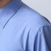 Mùa hè nam giới và phụ nữ với cùng một đoạn ngắn tay quần áo màu xanh đậm công ty nhà máy quần áo XL lỏng áo sơ mi chuyên nghiệp có thể được thêu LOGO áo tay dài Áo