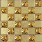 Металлическая нержавеющая сталь стеклянная мозаика арочная золотая фольга золотая фольга золото