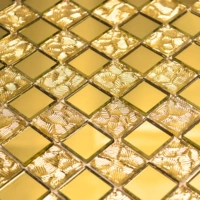 Золотое зеркало+рисунок золотистого камня