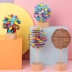 Trẻ em bằng gỗ tạo tác giải nén sáng tạo Dòng Fischer đầy màu sắc xoay kẹo mút văn phòng giải nén mô hình trang trí - Khác
