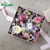 Комплект для невесты из ПВХ, квадратная коробка с бантиком, подарок на день рождения