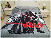 Star Wars Black Knight lính trắng giản dị chăn mền lớn 157 * 229cm - Ném / Chăn