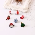 Hàn Quốc mới Giáng sinh phim hoạt hình pin khóa trâm cài huy hiệu trâm huy chương tóc bóng cổ áo khóa cổ áo kẹp tóc phụ nữ trâm cài áo Trâm cài