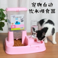 Автоматическая кормушка кошка питомец, собака, кошка питание водонагревателя питьевой машины двойная миска с кошачьим чашей для собачья чаша для кошачьи чаши для кошачья пищевая тарелка
