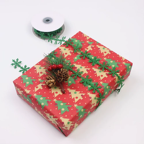 Упаковка с аксессуарами, колокольчик, шелковые нитки, рождественский подарок, подарок на день рождения