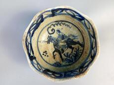 Чаша 古玩古董收藏仿古做旧宣德瓷器青花瓷陶瓷碗博古架桌面摆件赏件