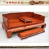 Gỗ hồng mộc Miến Điện Qingdian Giường La Hán Giường gỗ đỏ Đồ gỗ cổ Đồ nội thất cổ phong cách sang trọng dày - Bộ đồ nội thất