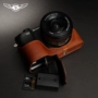 Đế da Đài Loan TP SONY Sony A6400L túi da máy ảnh a6400m bọc da bảo vệ thủ công - Phụ kiện máy ảnh kỹ thuật số túi đựng máy ảnh mirrorless nhỏ gọn