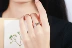 Phiên bản Hàn Quốc của Furong đá bột pha lê Mori nhẫn nhẫn vàng hồng nữ chỉ số ngón tay cá tính mở trang sức học sinh