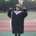 2018 mùa thu đông mới phiên bản Hàn Quốc của phần dài hai bên mặc áo khoác dày, áo khoác dài tay rộng nhỏ có mũ trùm đầu nữ áo khoác bomber nữ Trench Coat