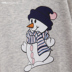 PJM mùa xuân và mùa thu đồ ngủ của phụ nữ dài tay dễ thương t-shirt mỏng mỏng giản dị Hàn Quốc phiên bản của chiếc áo sơ mi duy nhất có thể được đeo bên ngoài nhà dịch vụ Pyjama