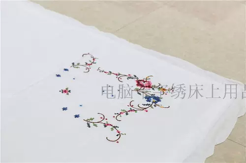 Новый год свадебный перекрестный вышитый роза LA009 был белым от сумков