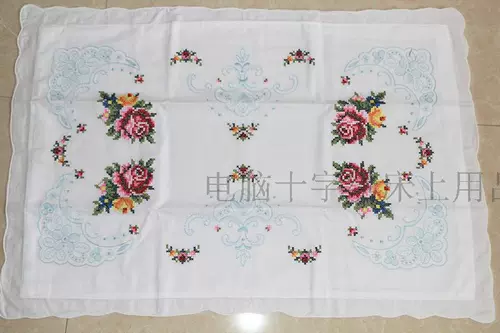 Новый год белый кросс -стежок подушка -подушка -штифт подушка (два -кузырь) L1212