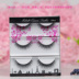 3D lông mi giả lập thể siêu dày dày lộn xộn trang điểm nude ngắn trong suốt siêu mềm 979-3 mi giả đẹp Lông mi giả