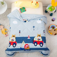 Детское мультяшное летнее тонкое прохладное одеяло для сна для детского сада