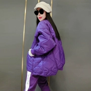 Áo khoác mùa đông châu Âu dành cho nữ 2019 mới Hàng hóa châu Âu Một phiên bản áo khoác cotton lỏng màu xuống đệm bông Phiên bản Hàn Quốc của áo khoác cotton - Bông